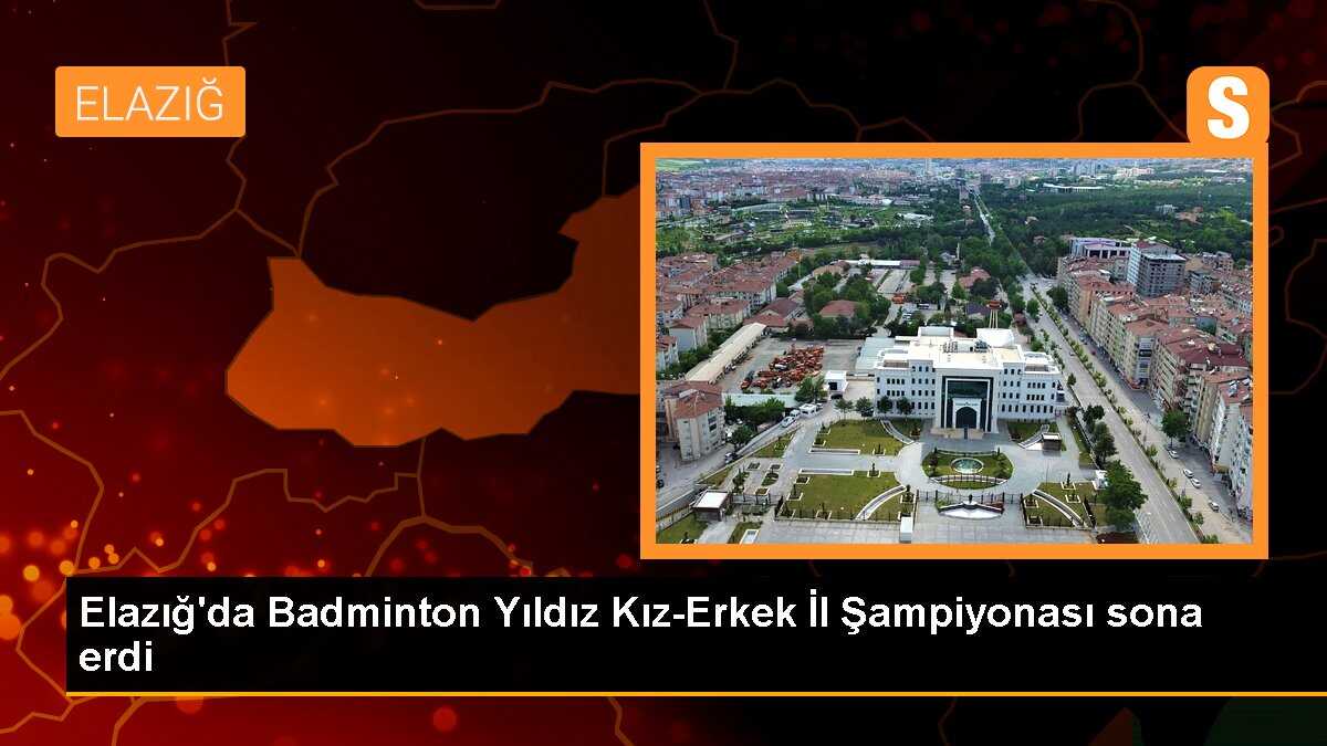 Elazığ\'da Badminton Yıldız Kız-Erkek İl Şampiyonası sona erdi
