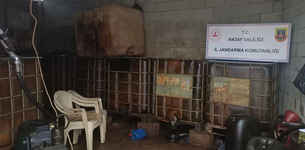 Hatay\'da 4 bin litre kaçak akaryakıt ele geçirildi