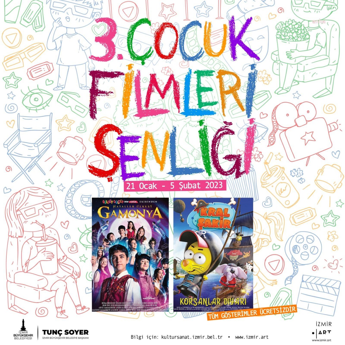 İzmir\'de 3. Çocuk Filmleri Şenliği Başlıyor