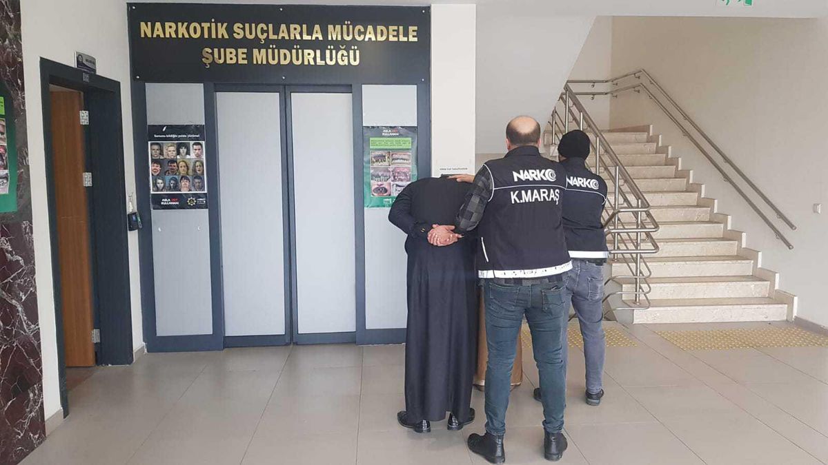 Kahramanmaraş\'ta uyuşturucu operasyonunda yakalanan zanlı tutuklandı