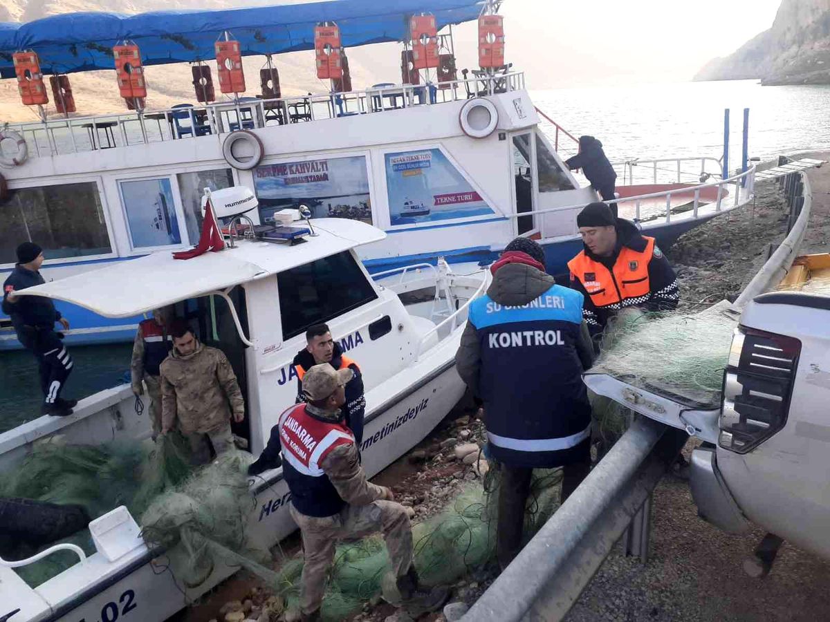 Siirt\'te barajlarda su ürünleri denetimi yapıldı