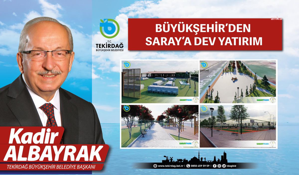 Tekirdağ Büyükşehir\'den Saray\'a Önemli Yatırım