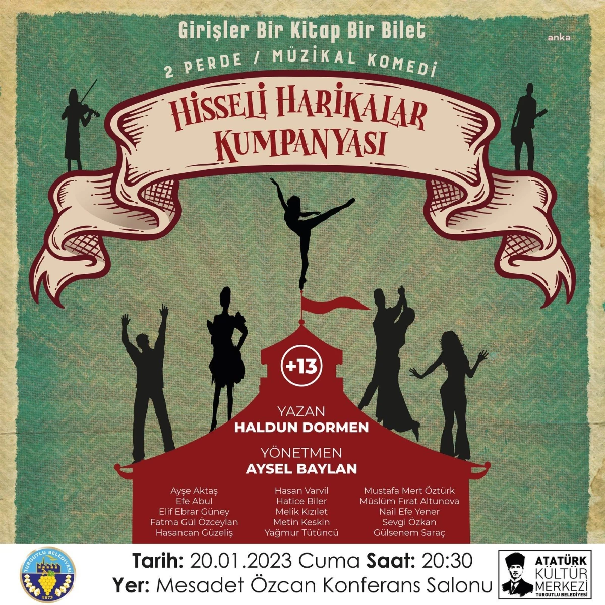 Turgutlu Belediyesi Akm Lise Tiyatro Ekibi Bir Kez Daha Sahnede Olacak