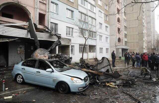 Ukrayna'daki helikopter kazasında can kaybı 14 olarak revize edildi