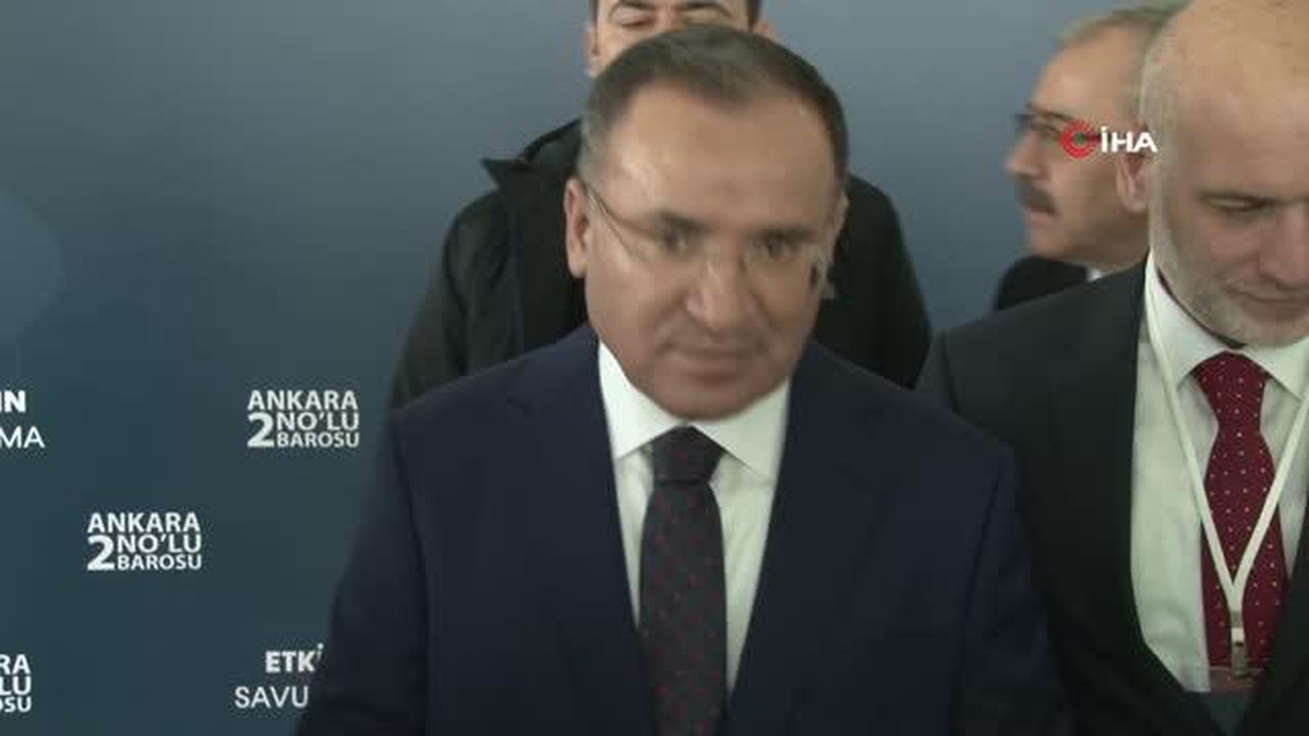 Adalet Bakanı Bozdağ, Avukatlık Kanunu Çalıştayı çıkışında konuştu