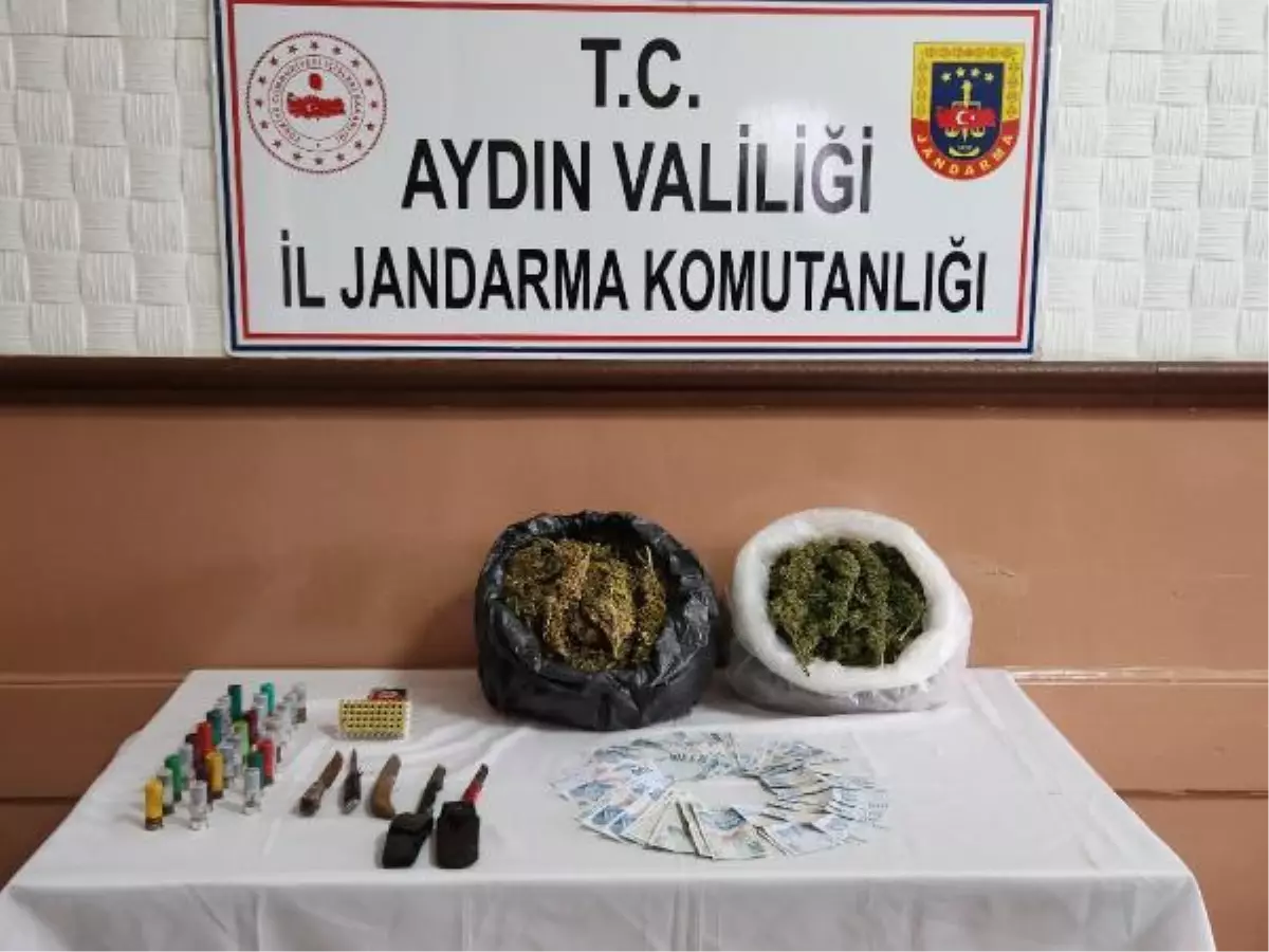 Aydın\'da 2 kilo esrarla yakalanan şüpheli serbest