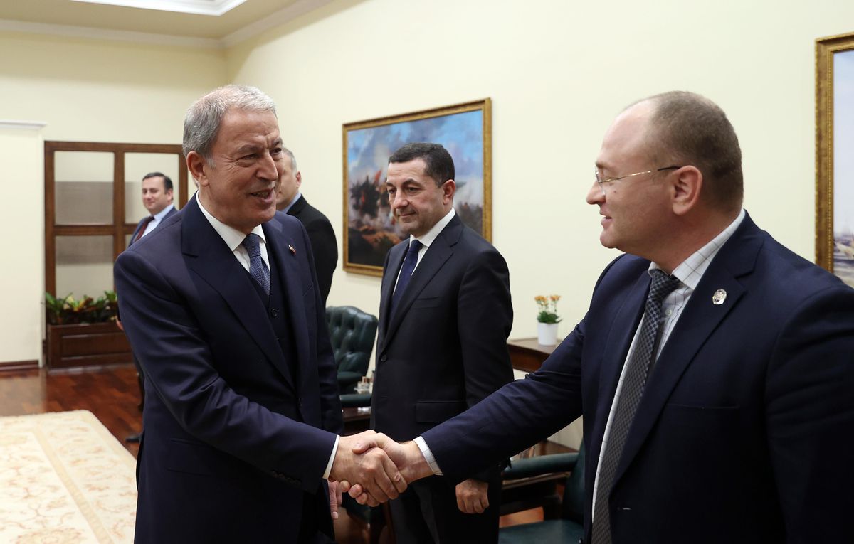 Bakan Akar, Gürcistan heyetini kabul etti