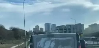 Başakşehir'de ambulansa yol vermeyen sürücü yakalandı