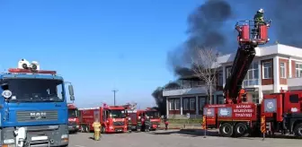 Batman'da gerçeğini aratmayan yangın tatbikatı