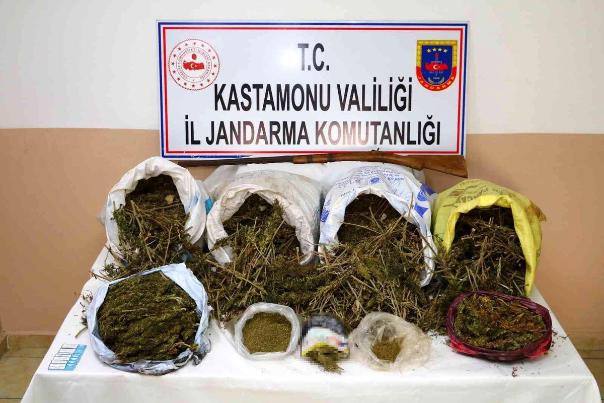 Kastamonu\'da 28 kilo esrar yakalatan şahıs tutuklandı