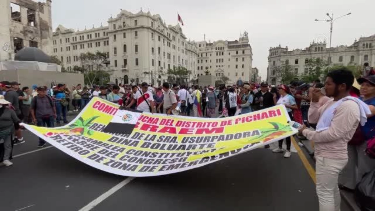Peru\'da hükümet karşıtı protestolar devam ediyor