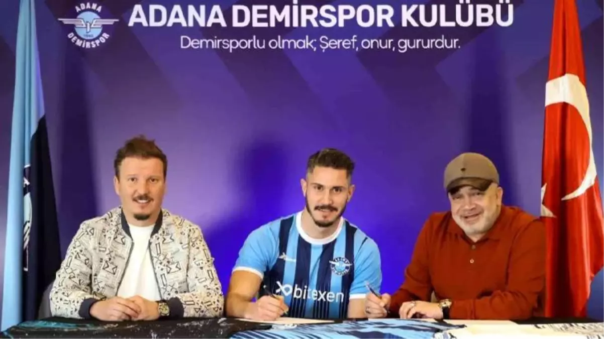 Adana Demirspor\'dan nokta atışı transfer! Milli futbolcu resmen imzayı attı