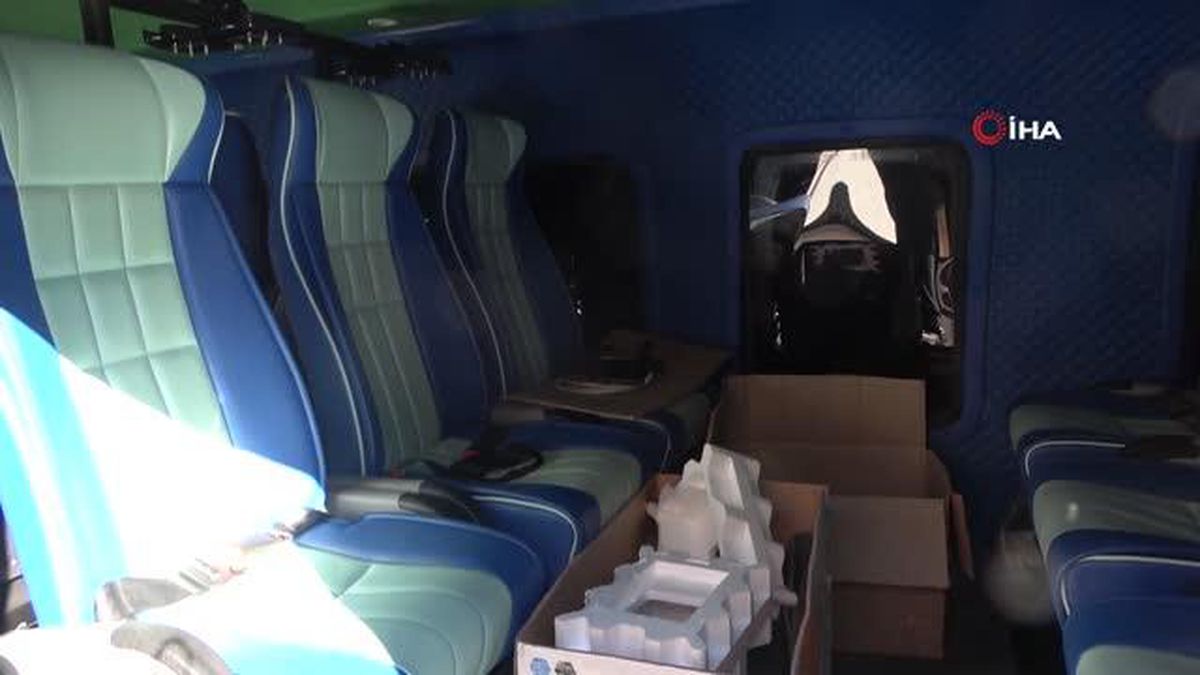 Şehrin ortasındaki helikopter dikkat çekti