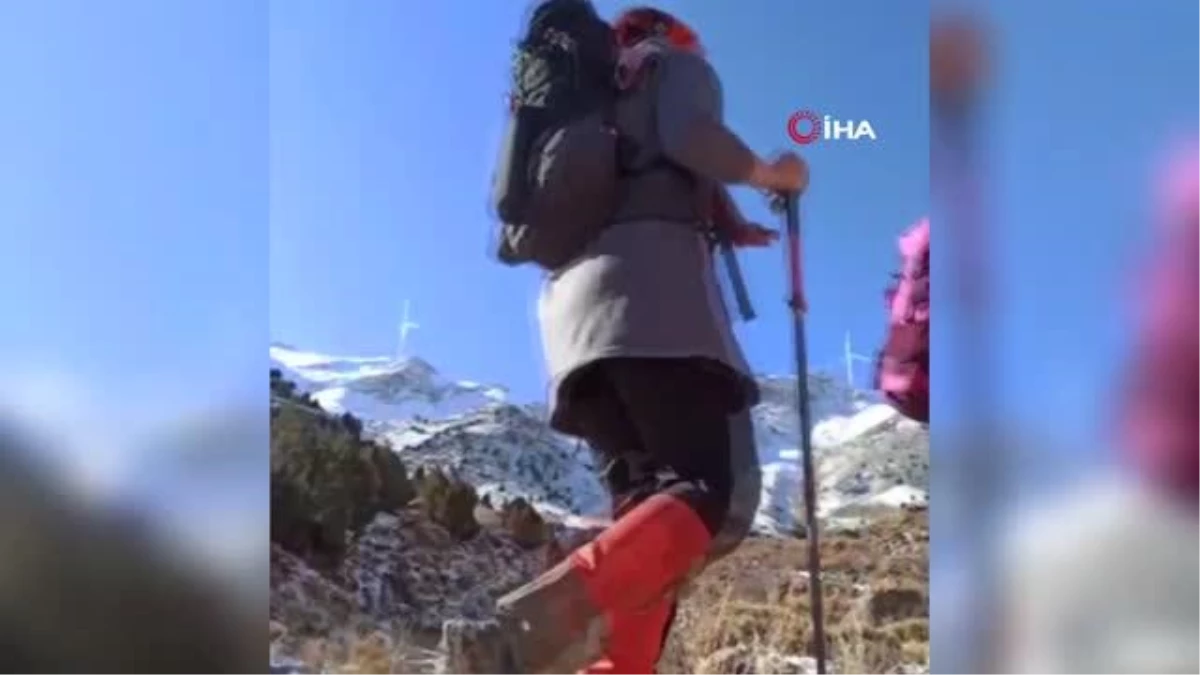 Vanlı dağcılar 3 bin 100 rakımlı Dernekos Dağı\'na tırmandı