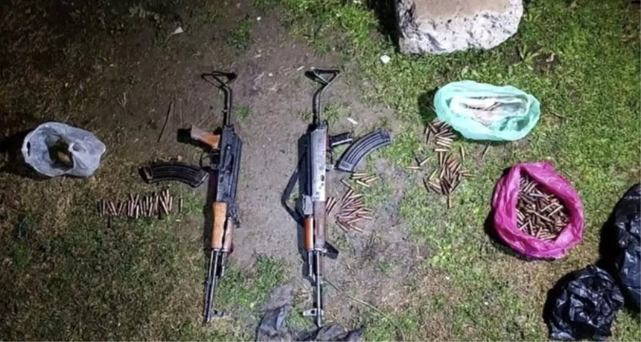 Adana\'da 2 adet kalaşnikof ele geçirildi