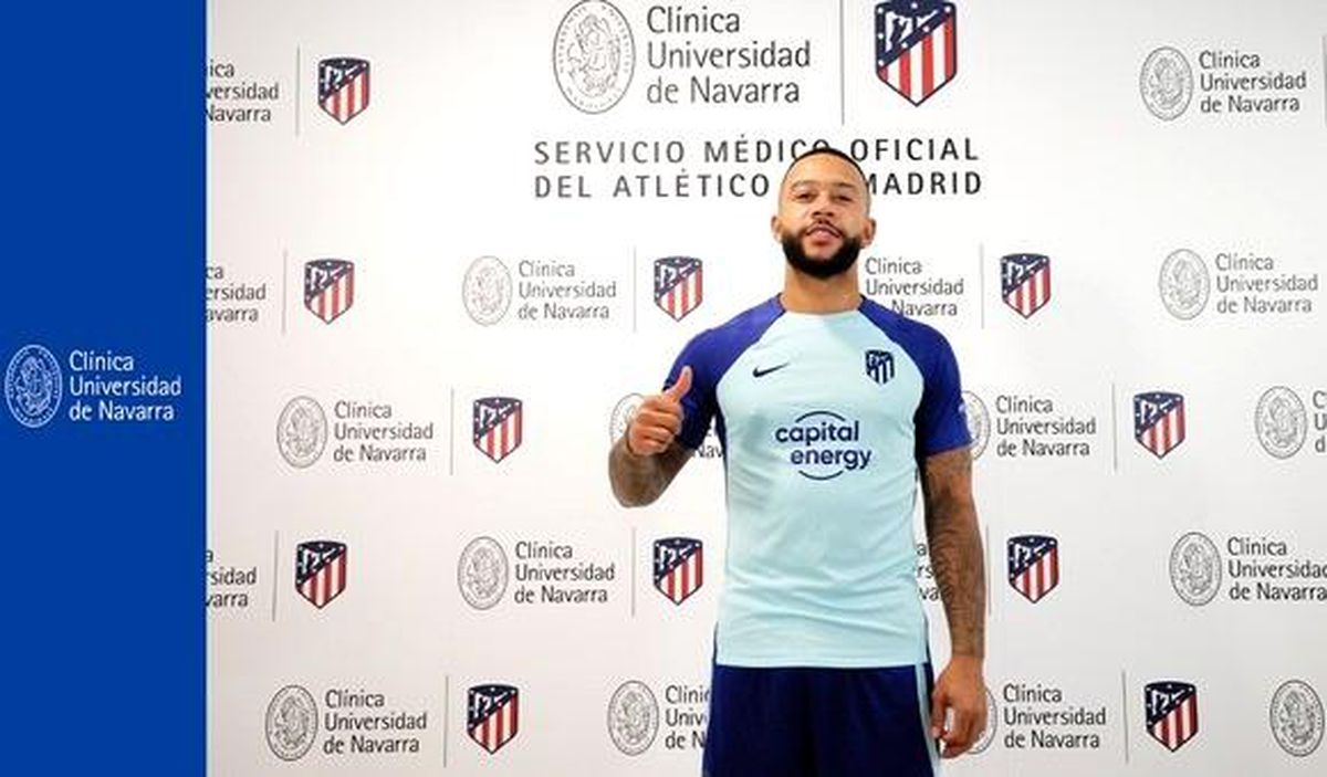 Atletico Madrid, Memphis Depay\'ı kadrosuna kattı