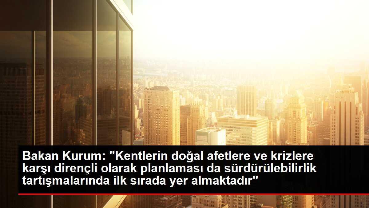 Bakan Kurum: 'Biz iyi günde de kötü günde de vatandaşlarımızın yanındayız'
