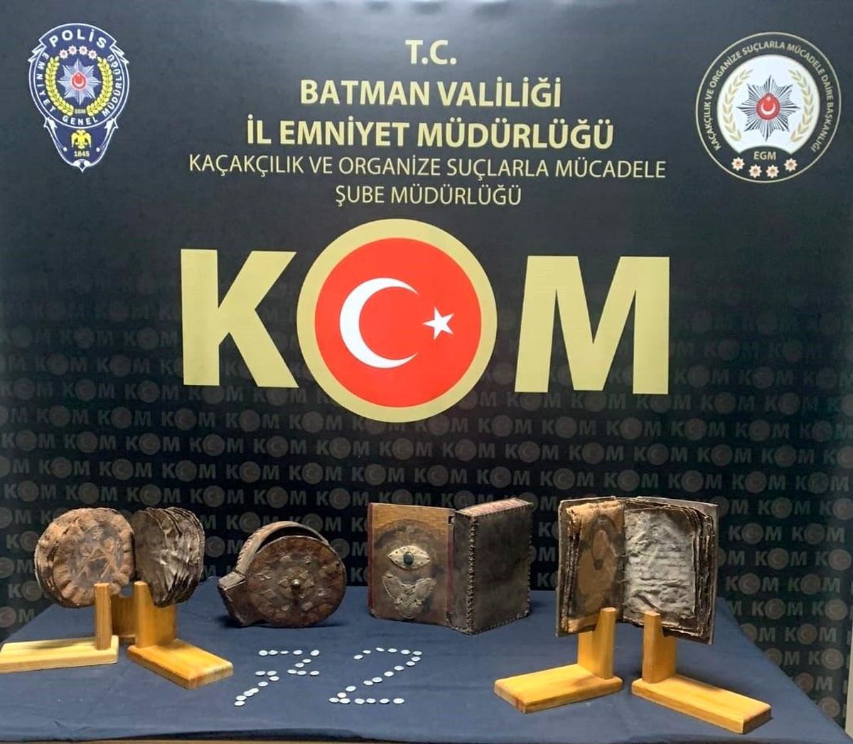 Batman\'da tarihi eser ele geçirildi