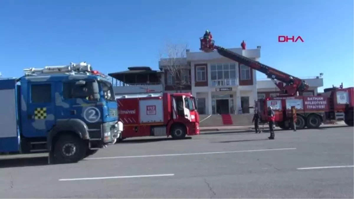BATMAN TPAO\'DA GENİŞ ÇAPLI YANGIN TATBİKATI