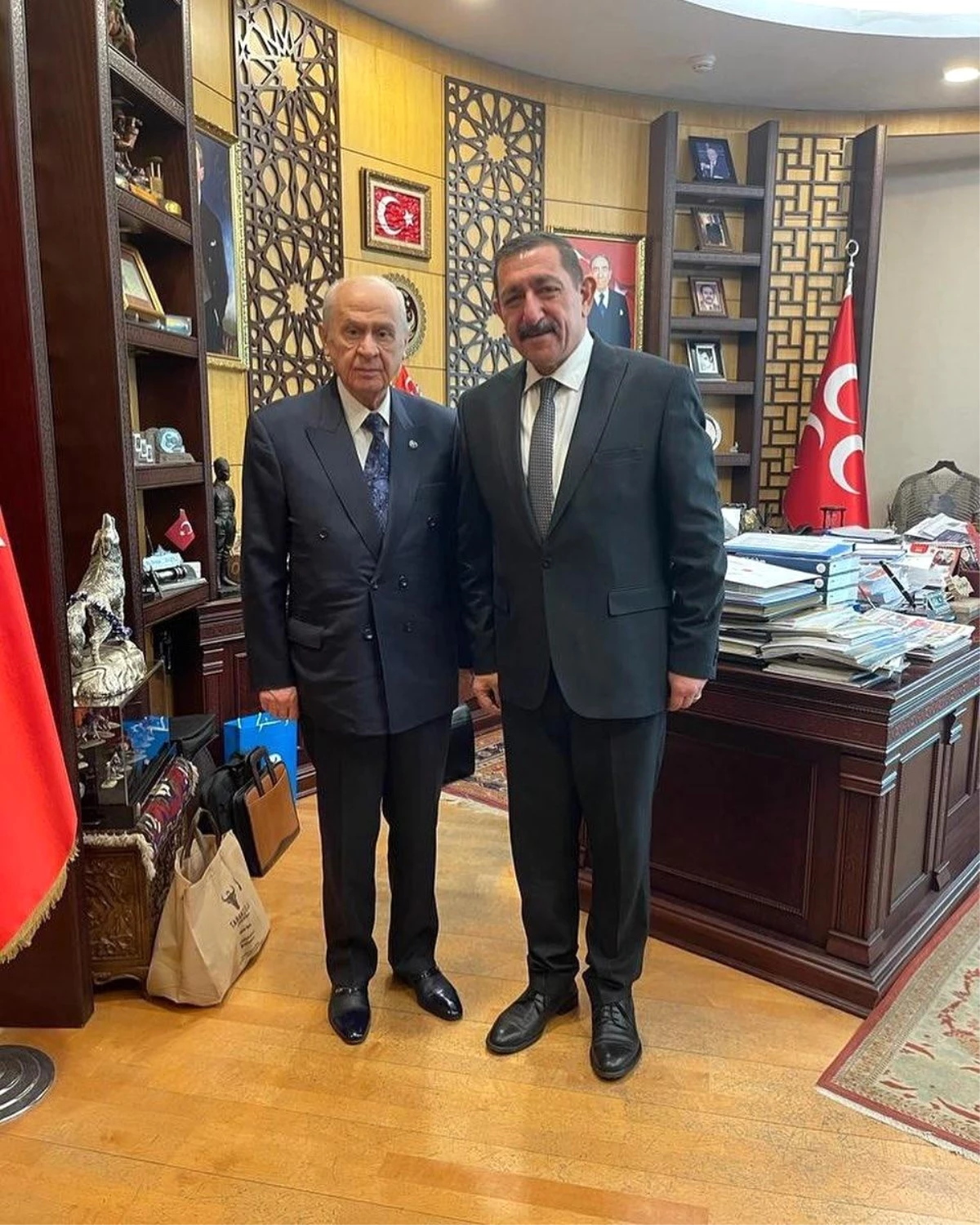 Belediye Başkanı Vidinlioğlu\'dan MHP Genel Başkanı Devlet Bahçeli\'ye ziyaret