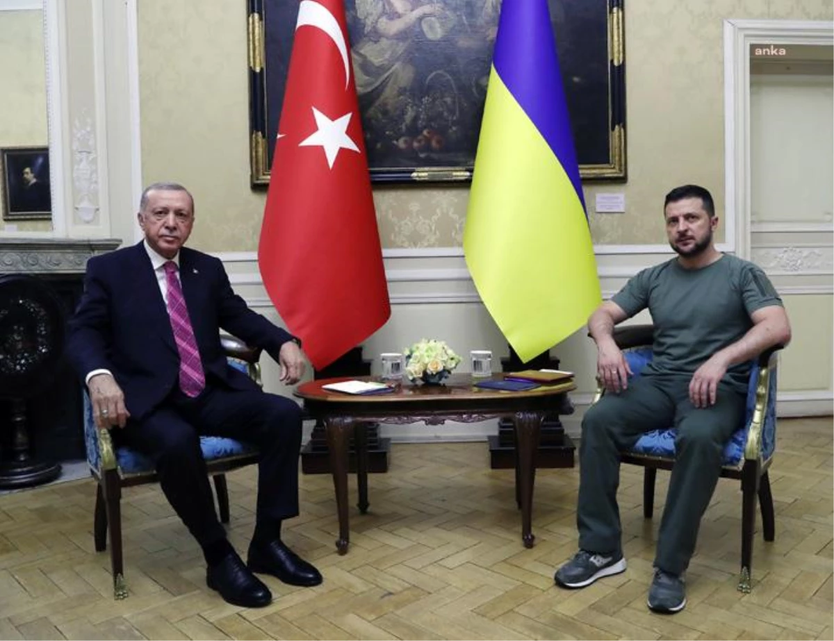 Cumhurbaşkanı Erdoğan, Ukrayna Devlet Başkanı Zelenski ile Görüştü