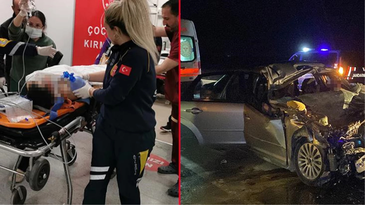Aksaray\'da korkunç kazada hurdaya dönen otomobil, bir aileye mezar oldu: 1\'i bebek 3 ölü, 1 ağır yaralı