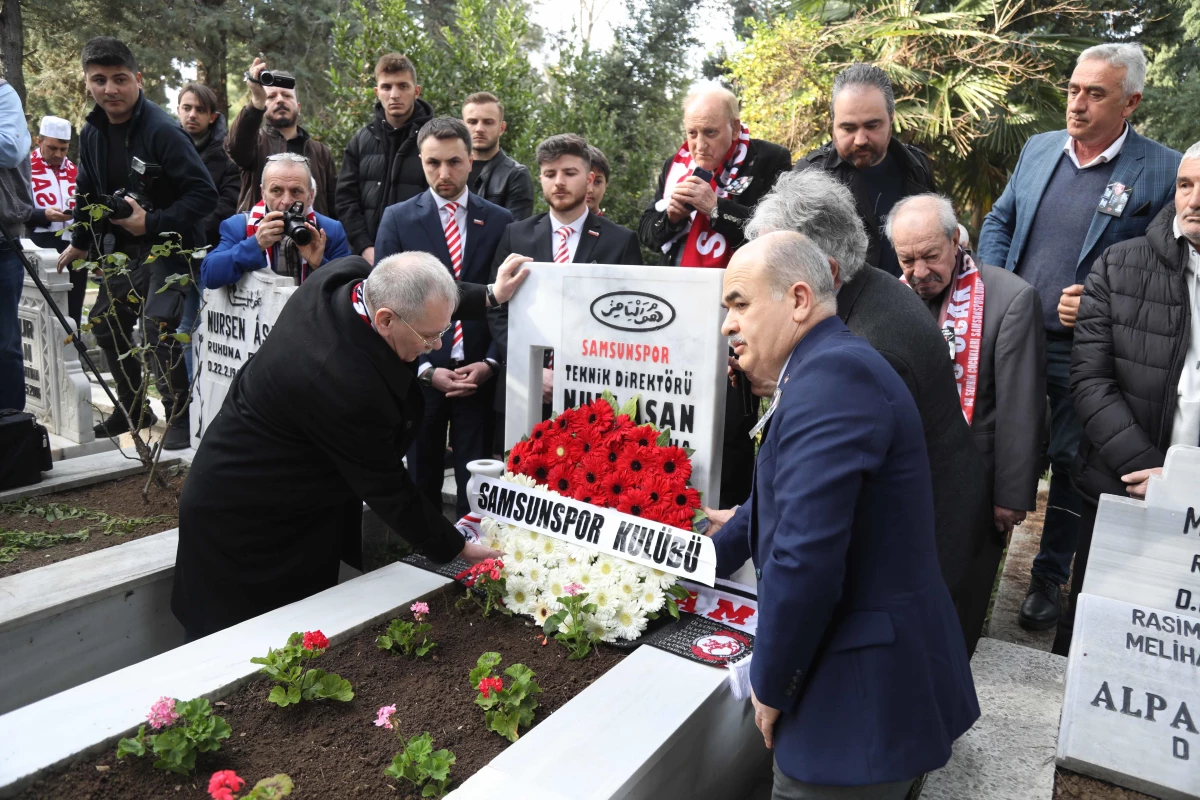 Samsunspor kafilesinin 34 yıl önce geçirdiği trafik kazasında vefat edenler anıldı