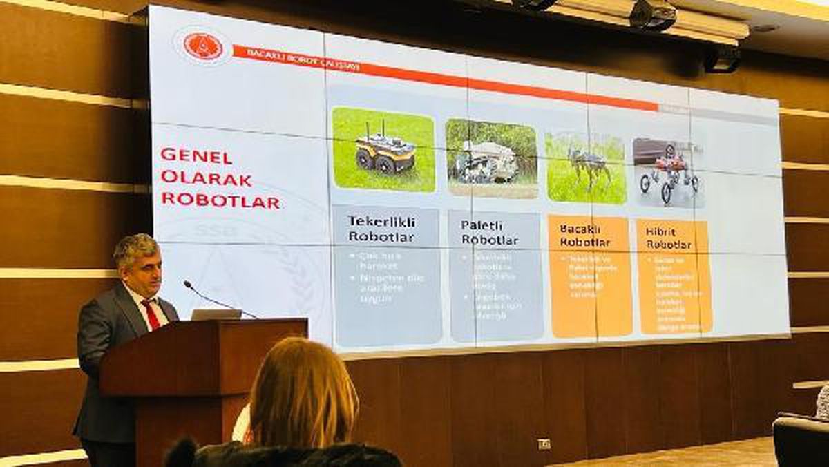 Savunma Sanayii Başkanlığı\'nda \'Bacaklı Robot Çalıştayı\'