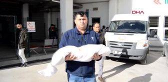 baba ve 27 günlük bebekleri toprağa verildi