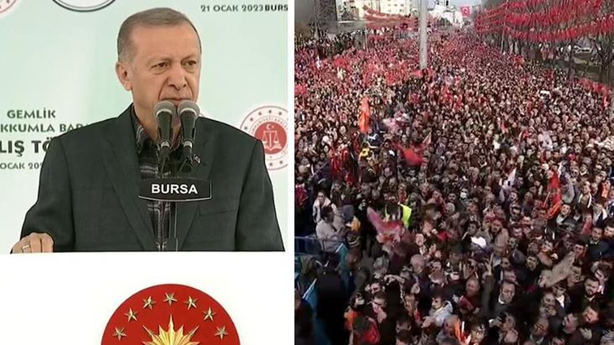 Cumhurbaşkanı Erdoğan, 'Seçimin sinyalini vereceğiz' dediği ilde konuştu! İşte alanda toplanan kişi sayısı