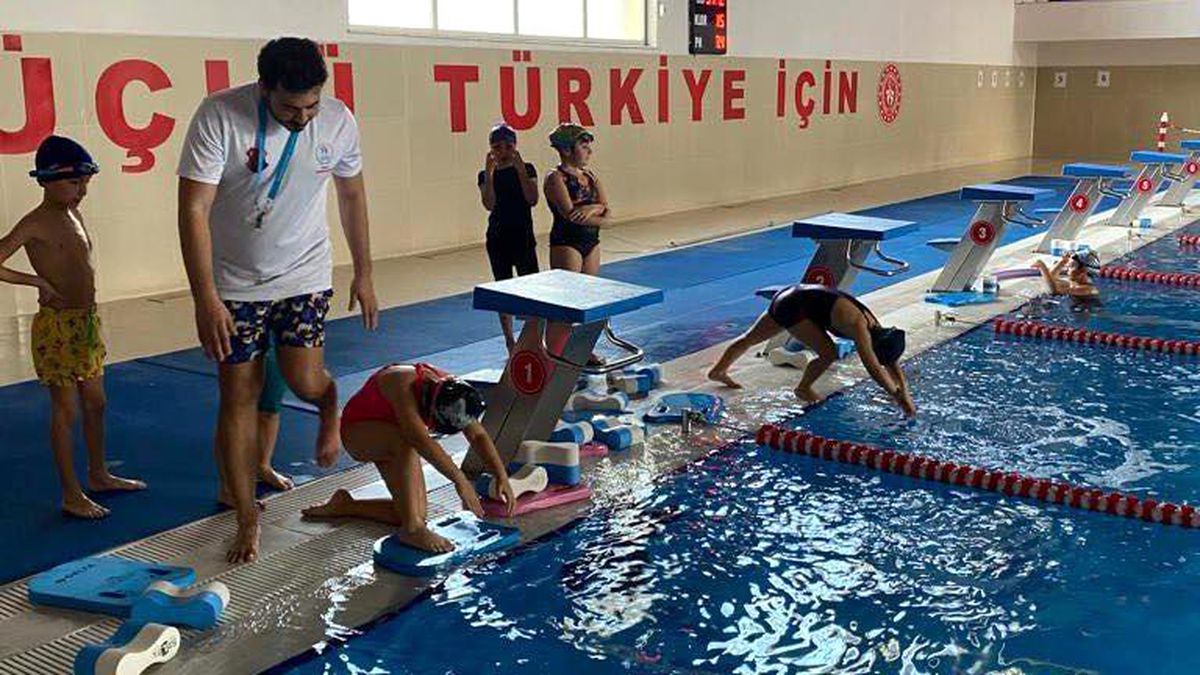 Geleceğin şampiyonları olimpiyatlara hazırlanıyor