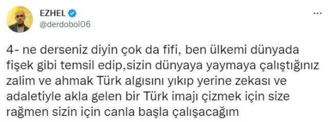 'Kürdistan'ın başkenti Ankara'dır' sözünden dolayı tepki çeken Ezhel'den açıklama: Laflarımı başka yere çekmeyin