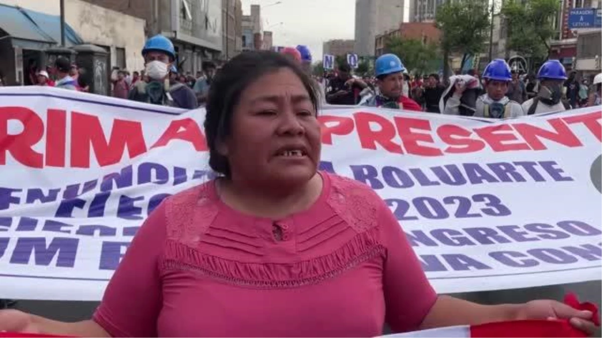 Peru\'daki hükümet karşıtı gösteriler devam ediyor