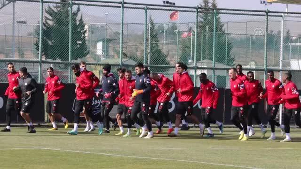 Sivasspor, Gaziantep FK maçının hazırlıklarını tamamladı