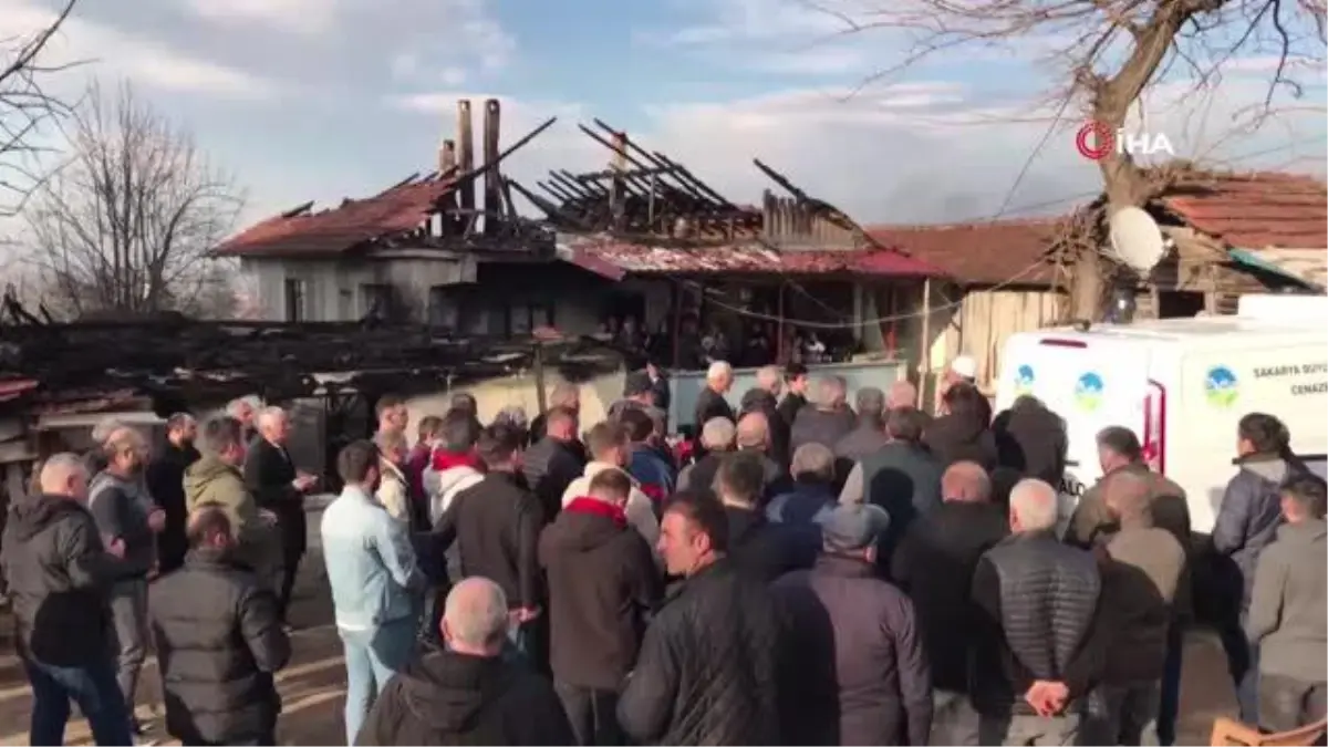 Yangında hayatını kaybeden yaşlı kadın son yolculuğuna uğurlandı