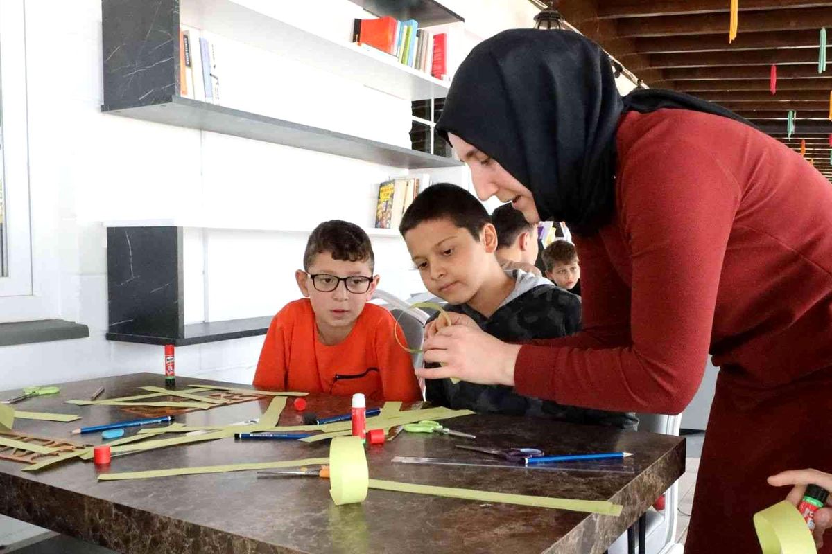 Başiskele\'de çocuklar tatili eğlenerek geçirecek