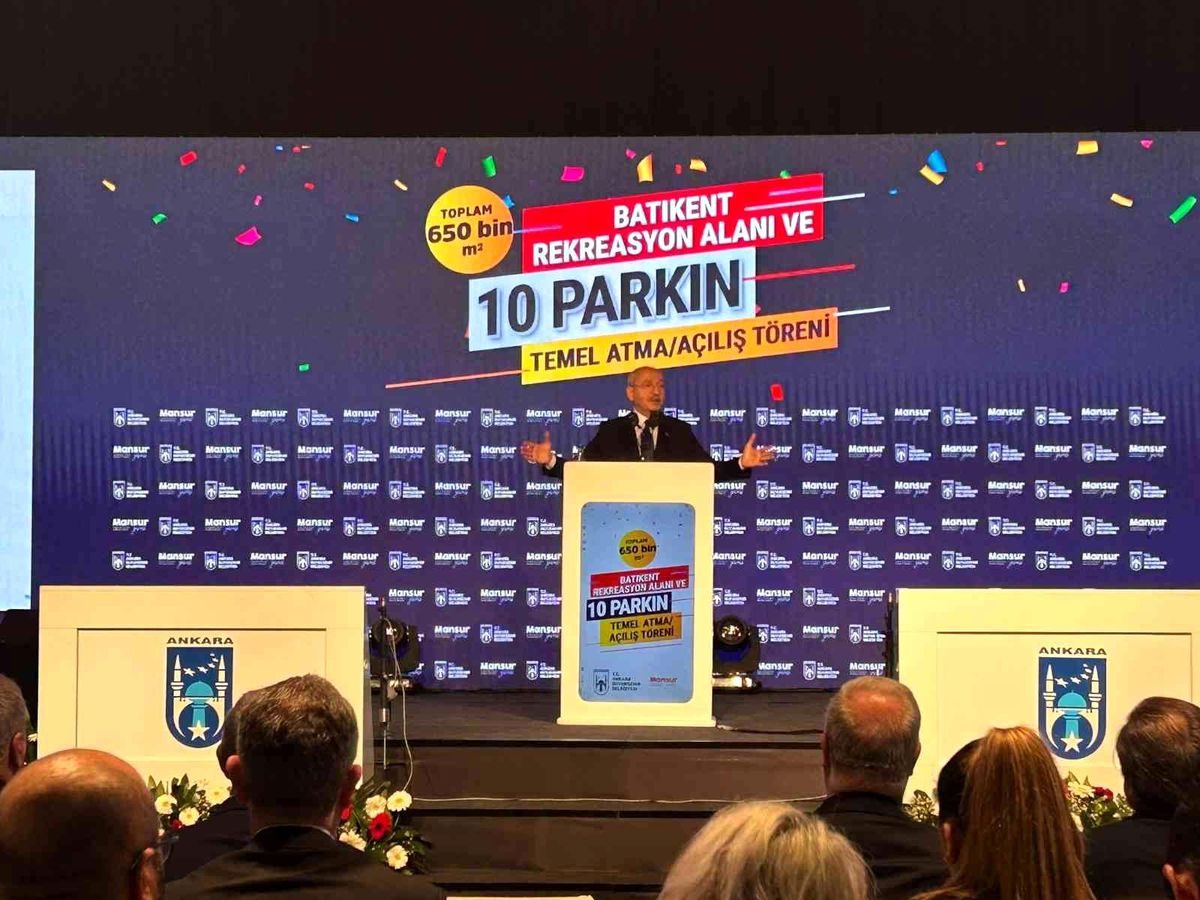 Başkent\'te Batıkent Alanı ve 10 adet parkın temel atma ve açılış töreni yapıldı
