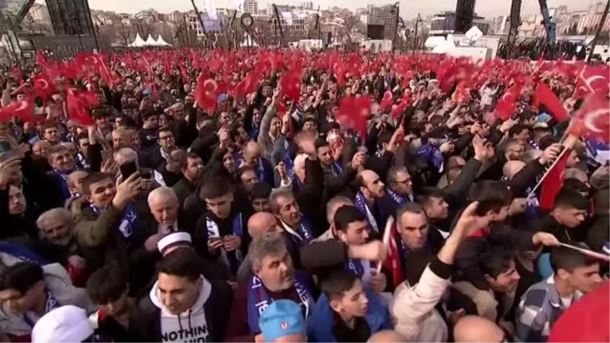 Cumhurbaşkanı Erdoğan, Kağıthane-İstanbul Havalimanı Metro Hattı Açılış Töreni\'nde konuştu: (2)