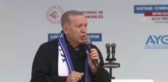 Cumhurbaşkanı Erdoğan, Kağıthane-İstanbul Havalimanı Metro Hattı Açılış Töreni'nde konuştu: (3)