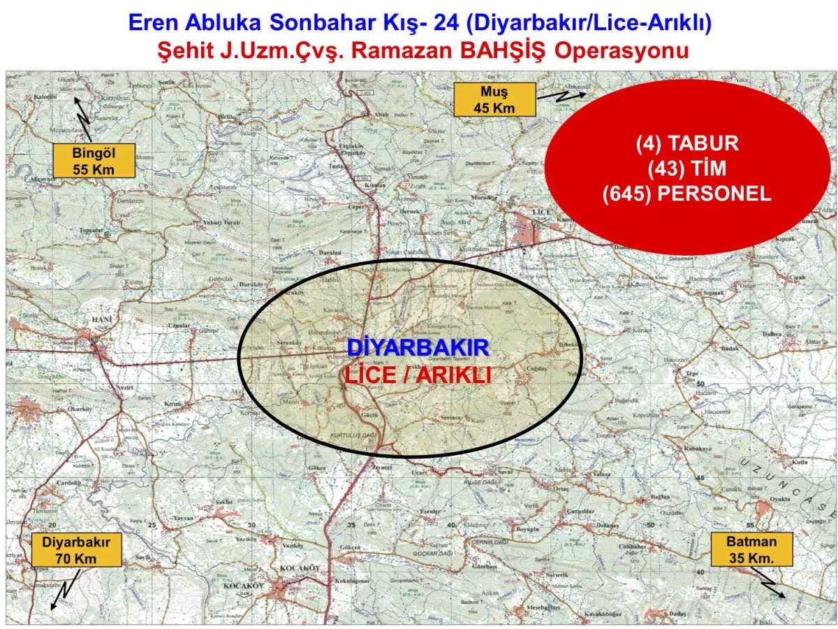 Diyarbakır\'da \'Eren Abluka Sonbahar-Kış-24 Operasyonu\' başlatıldı