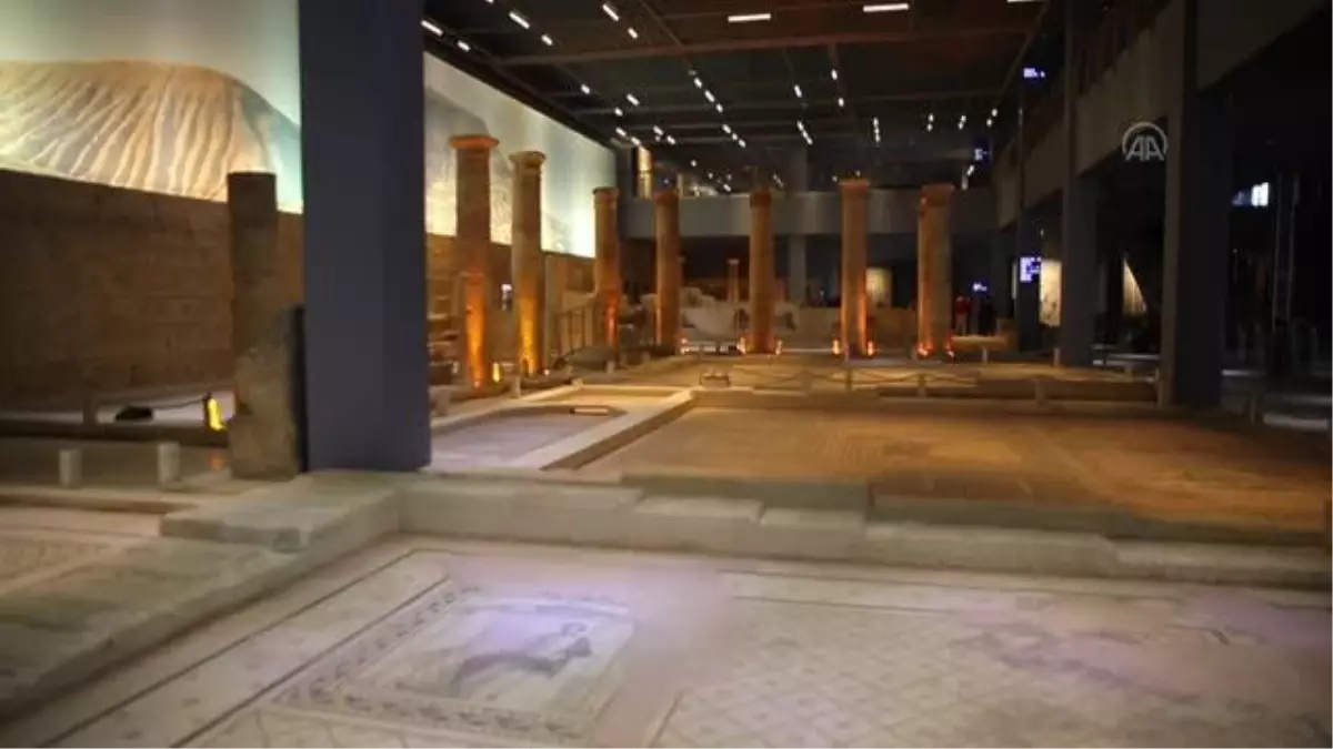 GAZİANTEP - Zeugma Mozaik Müzesi, 2022\'de 439 bin kişiyi ağırlayarak ziyaretçi rekoru kırdı