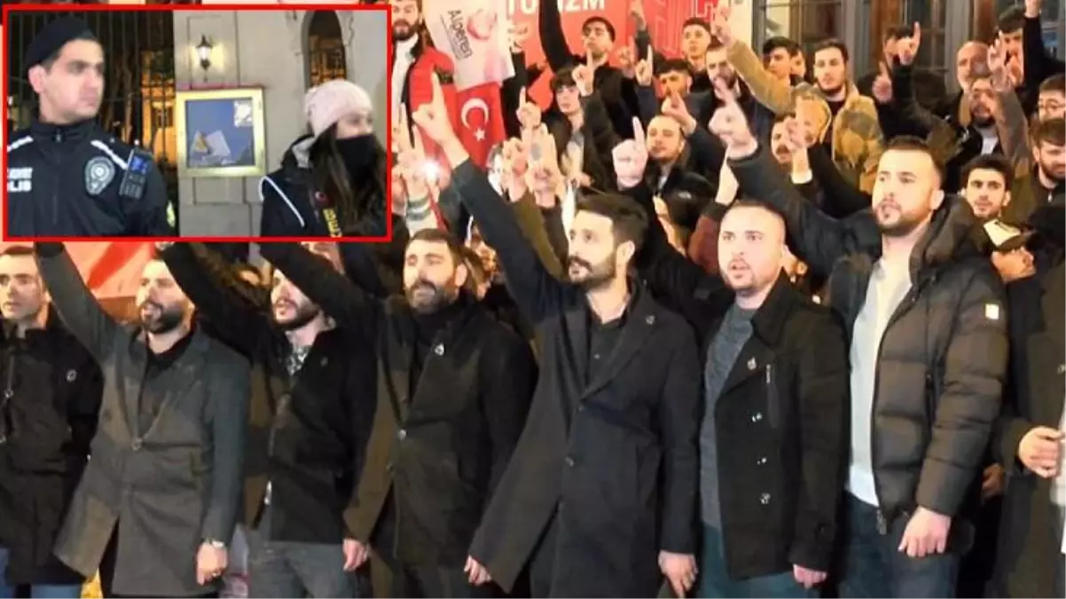 İstanbul\'daki İsveç Konsolosluğu önünde protesto! Pano kırılınca gerginlik yaşandı