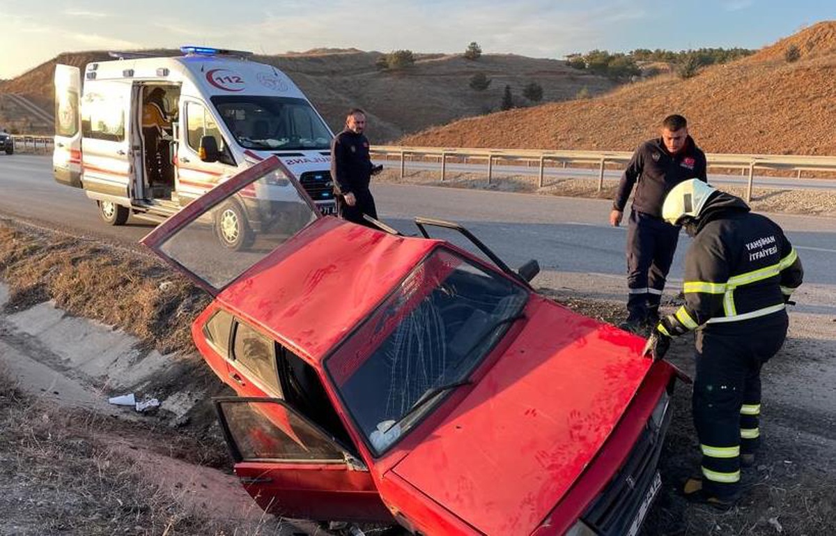 Kırıkkale\'de kaza yapan alkollü ve ehliyetsiz sürücüye 13 bin 722 lira ceza yazıldı