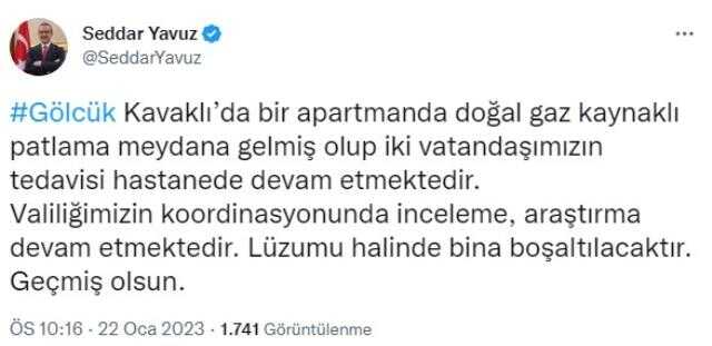 Kocaeli'de doğal gaz borusunun patlaması sonucu 2'si ağır 5 kişi yaralandı Kocaeli'de doğal gaz borusunun patlaması sonucu 2'si ağır 5 kişi yaralandı