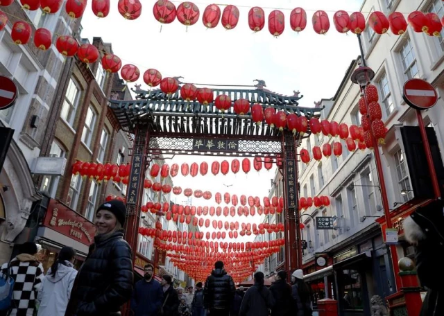 Londra'da Çin Yeni Yılı Kutlanıyor
