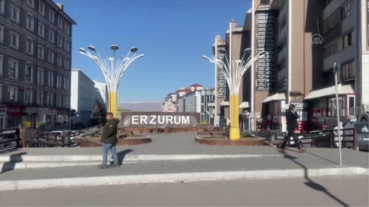 Soğuğu türkülere konu olan Erzurum\'da bahardan kalma günler yaşanıyor