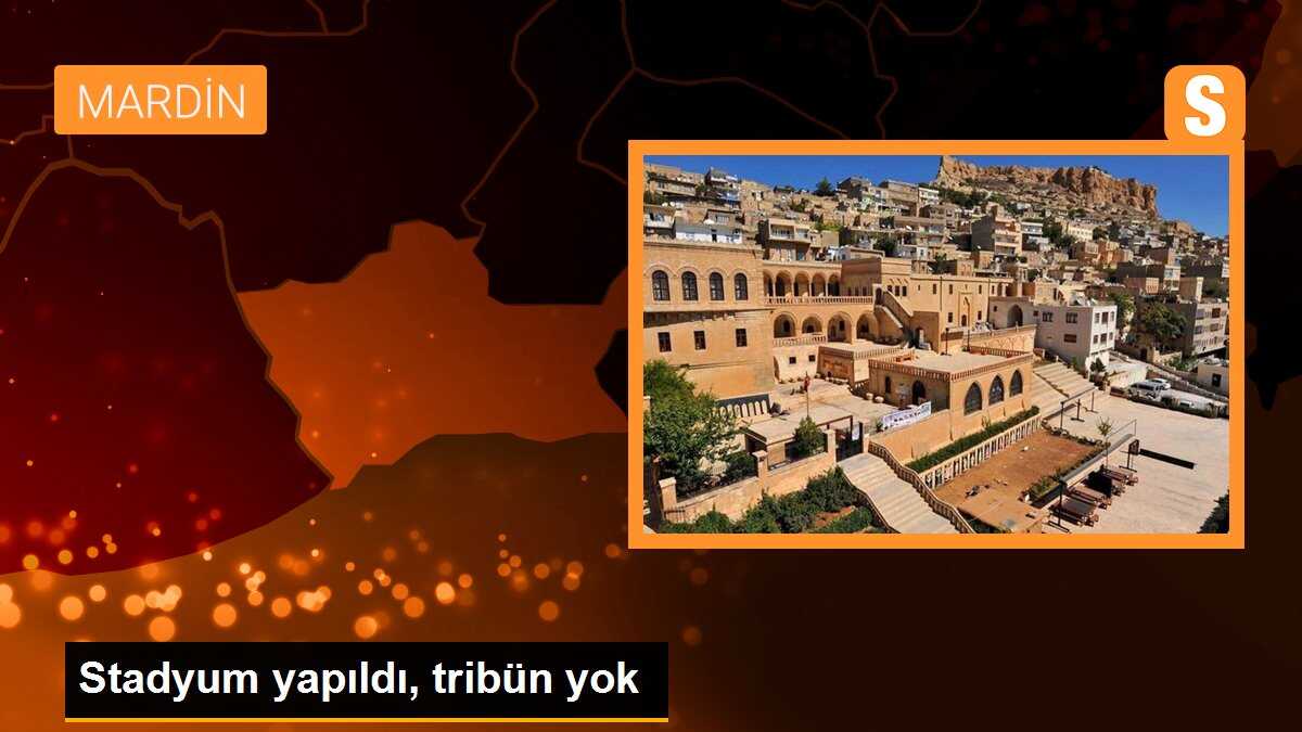 Stadyum yapıldı, tribün yok