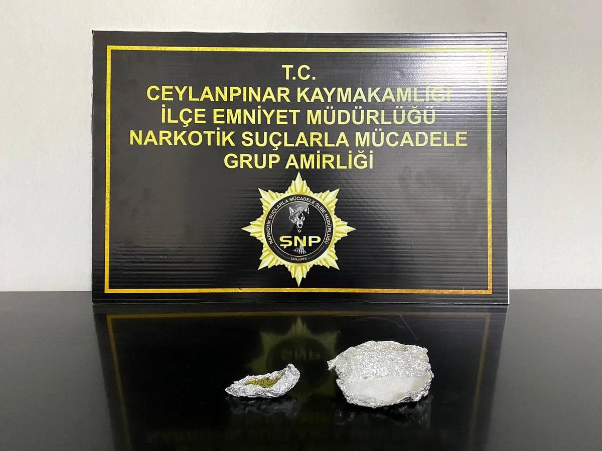 Şüphe üzerine yapılan üst aramasında uyuşturucu madde ele geçirildi
