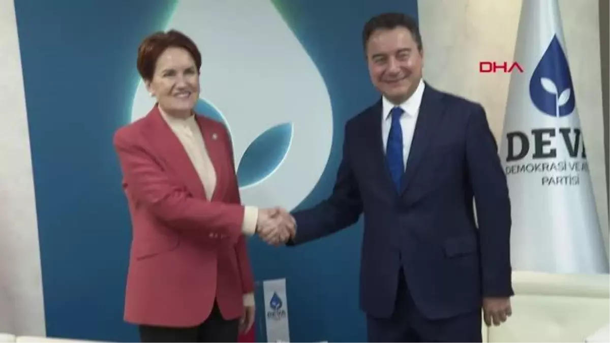 Akşener, Babacan\'ı ziyaret etti