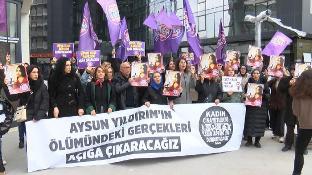 Aysun Yıldırım ölümünde takipsizlik kararına ilişkin basın açıklaması yapıldı